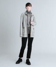 RSTJQ01440 TRUNK HIROKO KOSHINO(ヒロココシノ) 【洗濯機で洗える】ラメデザインスウェットジャケット ゴールド