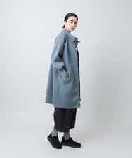 RSUAD01630 TRUNK HIROKO KOSHINO(ヒロココシノ) ダンボールニットデザインコート グレー