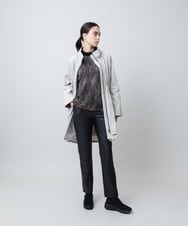RSUAD15790 TRUNK HIROKO KOSHINO(ヒロココシノ) レイヤード風デザインタフタコート ベージュ