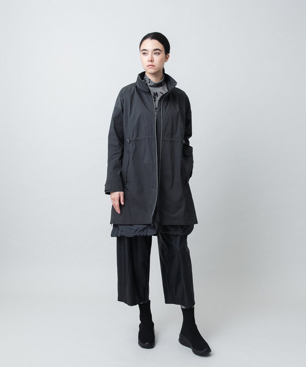 RSUAD15790 TRUNK HIROKO KOSHINO(ヒロココシノ) レイヤード風デザインタフタコート ベージュ