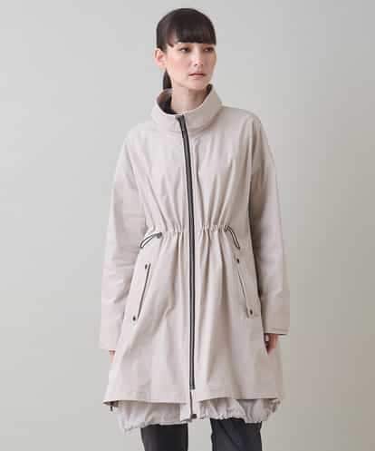 RSUAD15790 TRUNK HIROKO KOSHINO レイヤード風デザインタフタコート