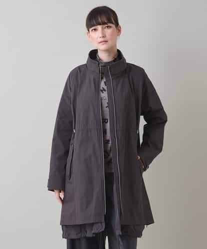 RSUAD15790 TRUNK HIROKO KOSHINO レイヤード風デザインタフタコート