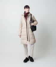 RSUAE01790 TRUNK HIROKO KOSHINO(ヒロココシノ) エコダウンキルティングコート/洗える ベージュ