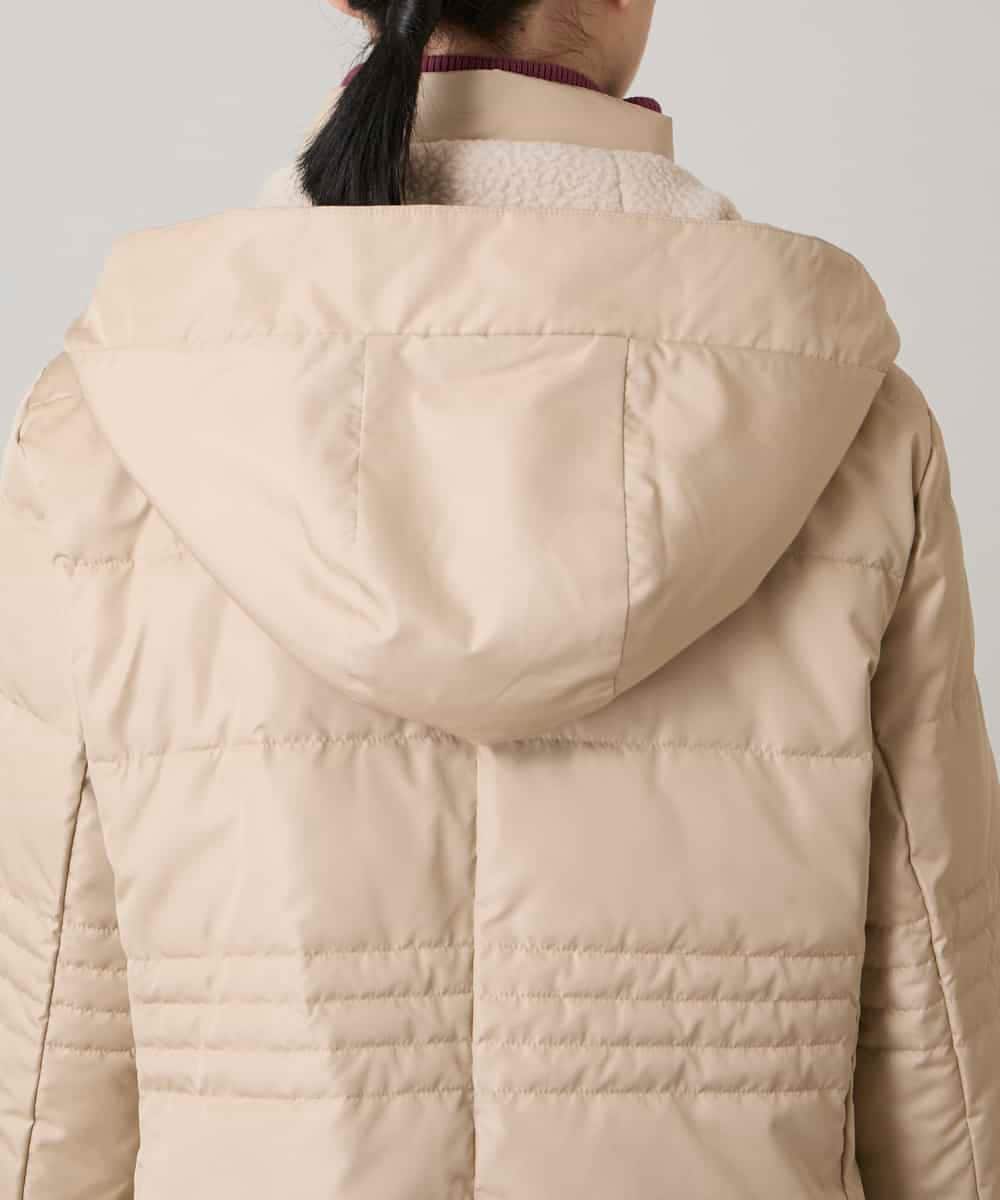 RSUAE01790 TRUNK HIROKO KOSHINO(ヒロココシノ) エコダウンキルティングコート/洗える ベージュ