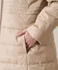 RSUAE01790 TRUNK HIROKO KOSHINO(ヒロココシノ) エコダウンキルティングコート/洗える ベージュ