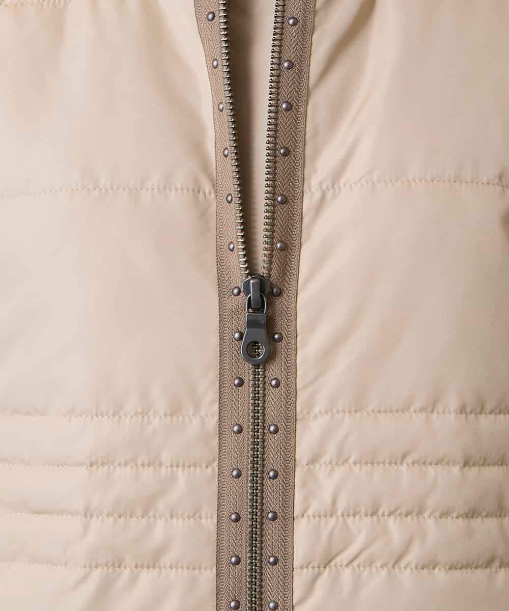 RSUAE01790 TRUNK HIROKO KOSHINO(ヒロココシノ) エコダウンキルティングコート/洗える ベージュ