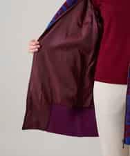 RSUAE11750 TRUNK HIROKO KOSHINO(ヒロココシノ) 幾何ペイズリージャカードニットコート ブルー