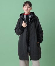 RSUAG01630 TRUNK HIROKO KOSHINO(ヒロココシノ) 2WAYコクーンダンボールニットコート ダークグレー