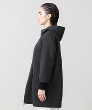 RSUAG01630 TRUNK HIROKO KOSHINO(ヒロココシノ) 【先行予約】2WAYコクーンダンボールニットコート ダークグレー