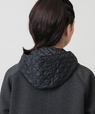 RSUAG01630 TRUNK HIROKO KOSHINO(ヒロココシノ) 【先行予約】2WAYコクーンダンボールニットコート ダークグレー