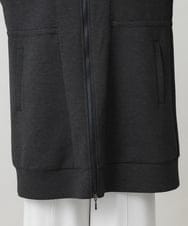 RSUAG01630 TRUNK HIROKO KOSHINO(ヒロココシノ) 【先行予約】2WAYコクーンダンボールニットコート ダークグレー