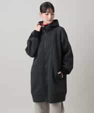 RSUAG01630 TRUNK HIROKO KOSHINO(ヒロココシノ) 2WAYコクーンダンボールニットコート ダークグレー