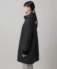 RSUAG01630 TRUNK HIROKO KOSHINO(ヒロココシノ) 2WAYコクーンダンボールニットコート ダークグレー