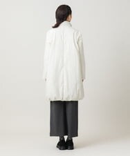 RSUAH01830 TRUNK HIROKO KOSHINO(ヒロココシノ) 【先行予約】異素材ジョイント中綿入りコート アイボリー