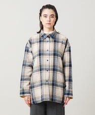 RSUAH07690 TRUNK HIROKO KOSHINO(ヒロココシノ) 【先行予約】リバーシブルキルティングタフタリバーシブルジャケットコート ネイビー