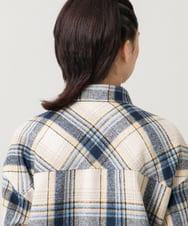 RSUAH07690 TRUNK HIROKO KOSHINO(ヒロココシノ) 【先行予約】リバーシブルキルティングタフタリバーシブルジャケットコート ネイビー