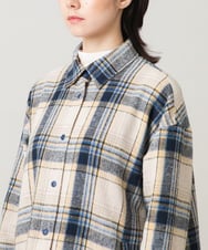 RSUAH07690 TRUNK HIROKO KOSHINO(ヒロココシノ) 【先行予約】リバーシブルキルティングタフタリバーシブルジャケットコート ネイビー