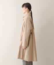 RSUAW14790 TRUNK HIROKO KOSHINO(ヒロココシノ) 【洗濯機で洗える】ストレッチタフタモッズコート ベージュ