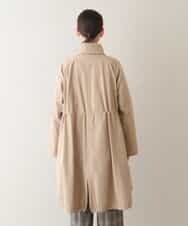 RSUAW14790 TRUNK HIROKO KOSHINO(ヒロココシノ) 【洗濯機で洗える】ストレッチタフタモッズコート ベージュ