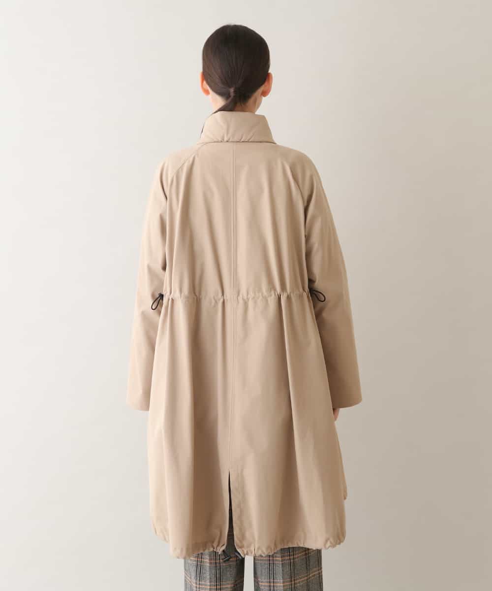 RSUAW14790 TRUNK HIROKO KOSHINO(ヒロココシノ) 【洗濯機で洗える】ストレッチタフタモッズコート ベージュ
