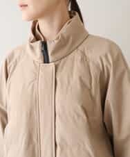 RSUAW14790 TRUNK HIROKO KOSHINO(ヒロココシノ) 【洗濯機で洗える】ストレッチタフタモッズコート ベージュ