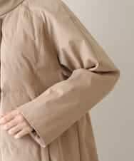 RSUAW14790 TRUNK HIROKO KOSHINO(ヒロココシノ) 【洗濯機で洗える】ストレッチタフタモッズコート ベージュ