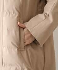 RSUAW14790 TRUNK HIROKO KOSHINO(ヒロココシノ) 【洗濯機で洗える】ストレッチタフタモッズコート ベージュ