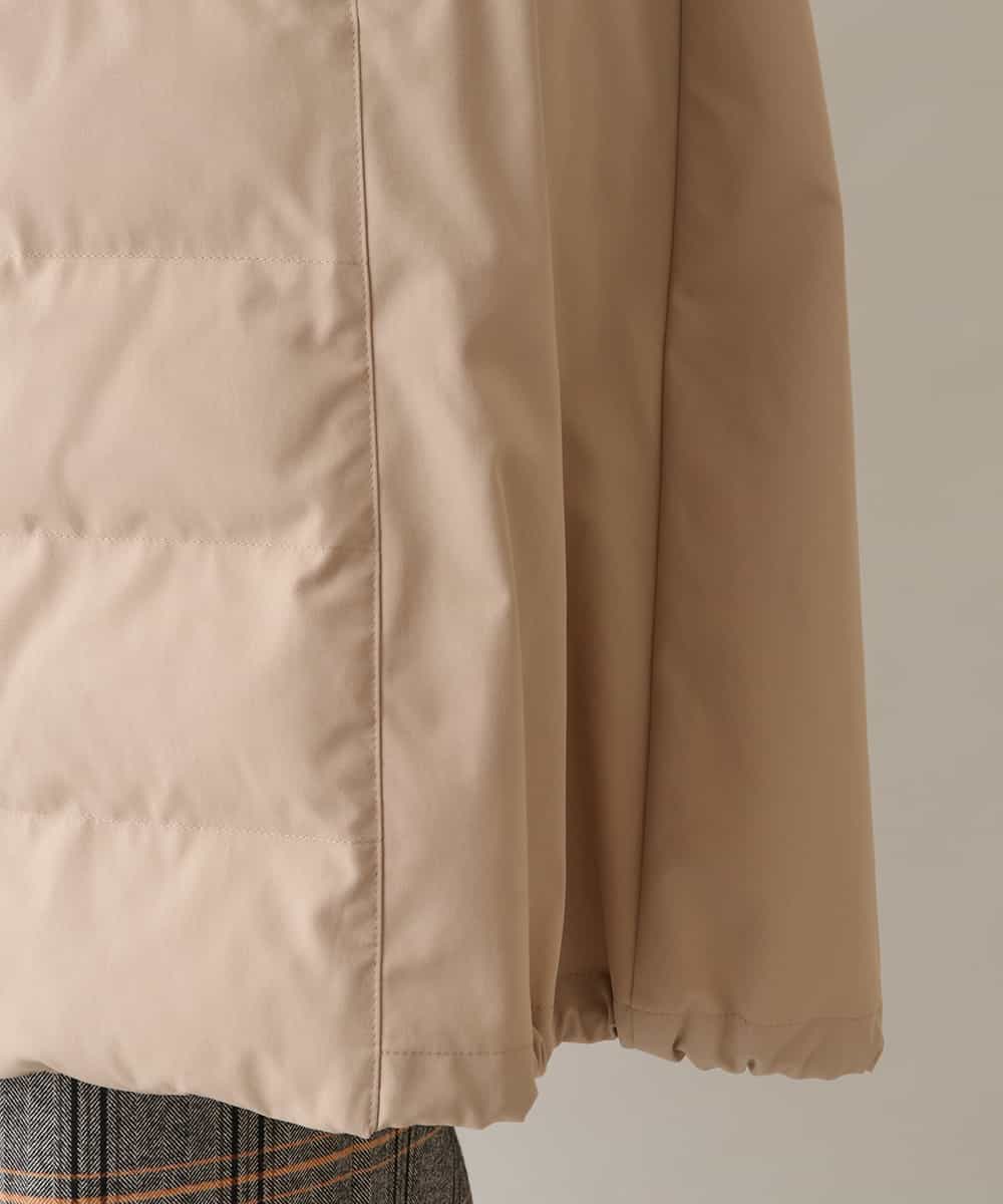 RSUAW14790 TRUNK HIROKO KOSHINO(ヒロココシノ) 【洗濯機で洗える】ストレッチタフタモッズコート ベージュ