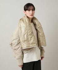 RSUCD01860 TRUNK HIROKO KOSHINO(ヒロココシノ) 【2WAY】インバーテッドデザインコート ベージュ