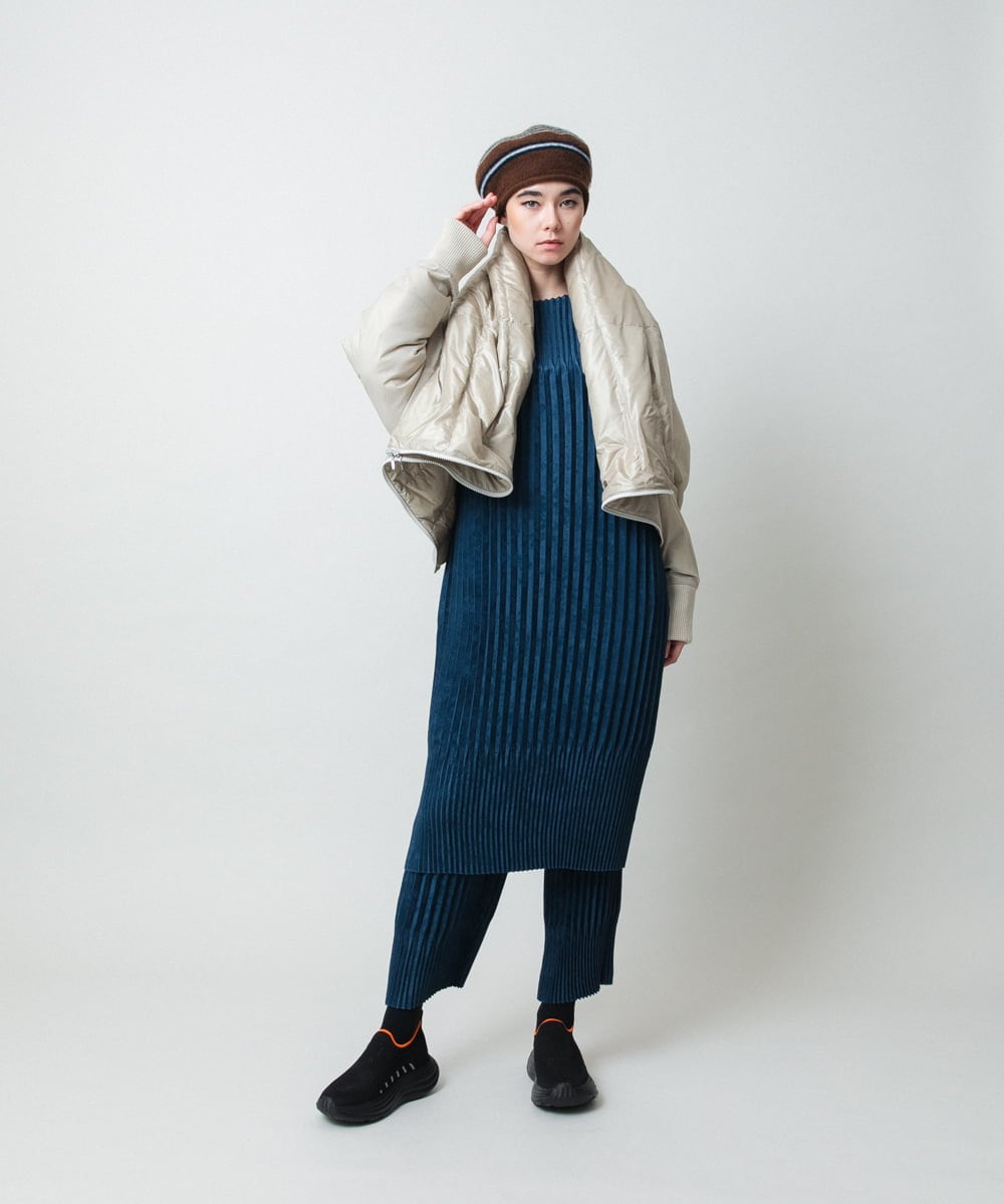 RSUCD01860 TRUNK HIROKO KOSHINO(ヒロココシノ) 【2WAY】インバーテッドデザインコート ベージュ