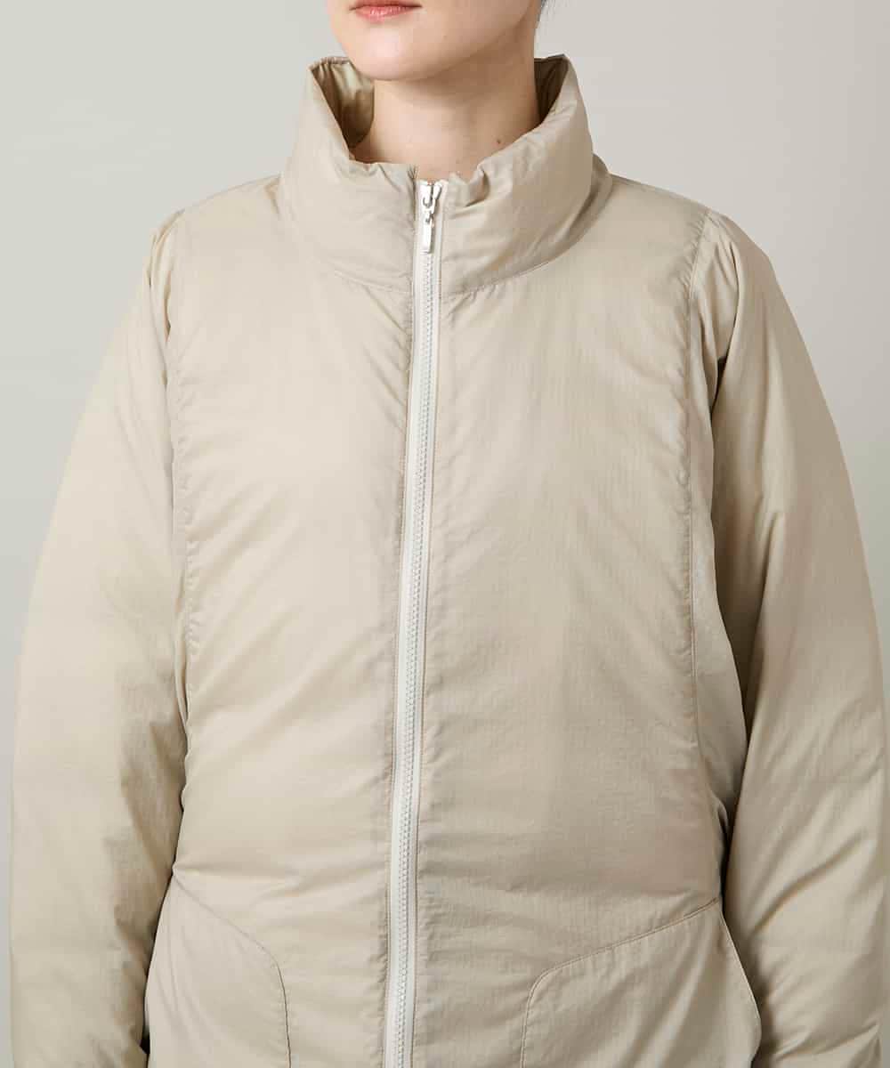 RSUCD01860 TRUNK HIROKO KOSHINO(ヒロココシノ) 【2WAY】インバーテッドデザインコート ベージュ