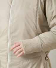 RSUCD01860 TRUNK HIROKO KOSHINO(ヒロココシノ) 【2WAY】インバーテッドデザインコート ベージュ