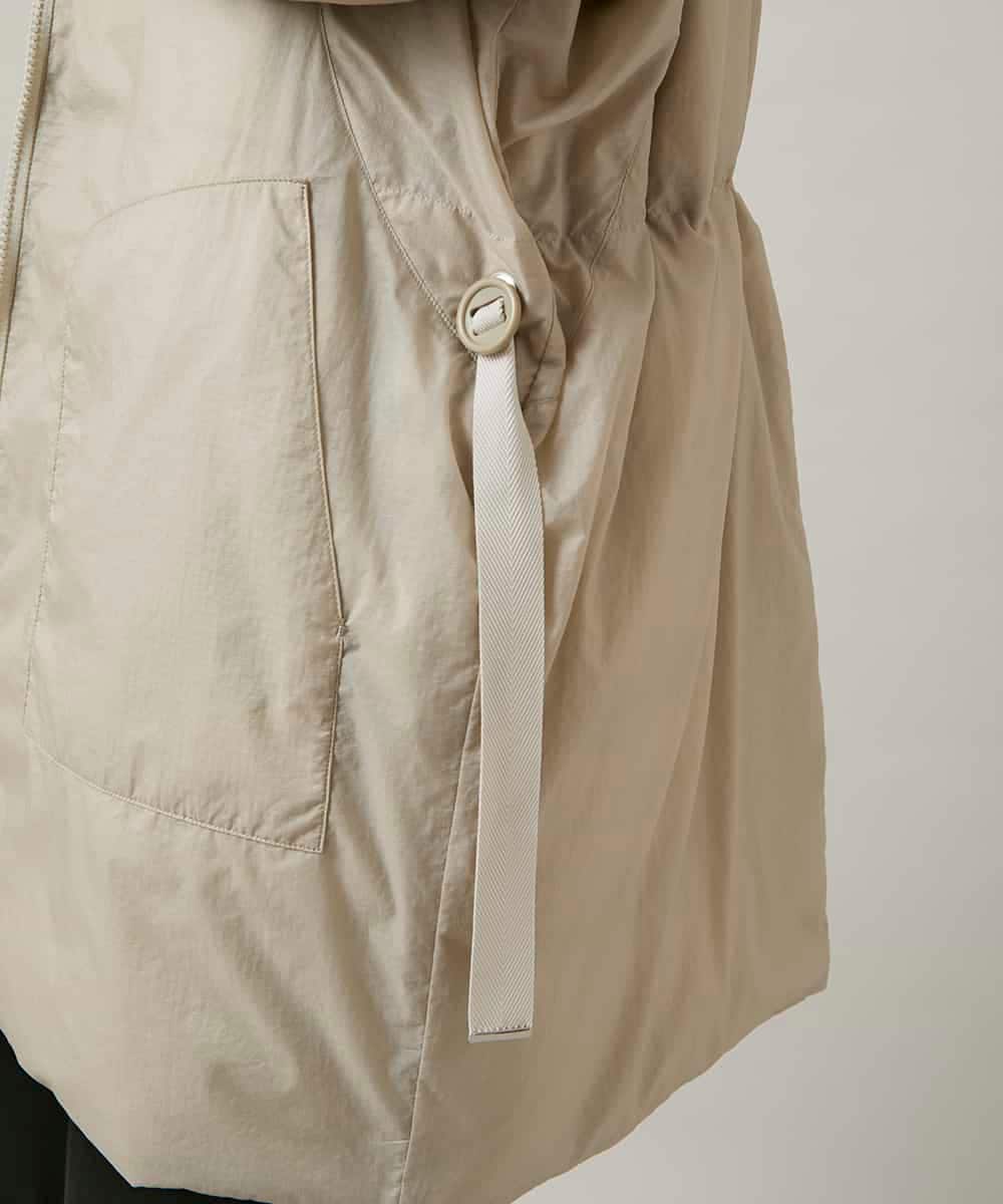 RSUCD01860 TRUNK HIROKO KOSHINO(ヒロココシノ) 【2WAY】インバーテッドデザインコート ベージュ