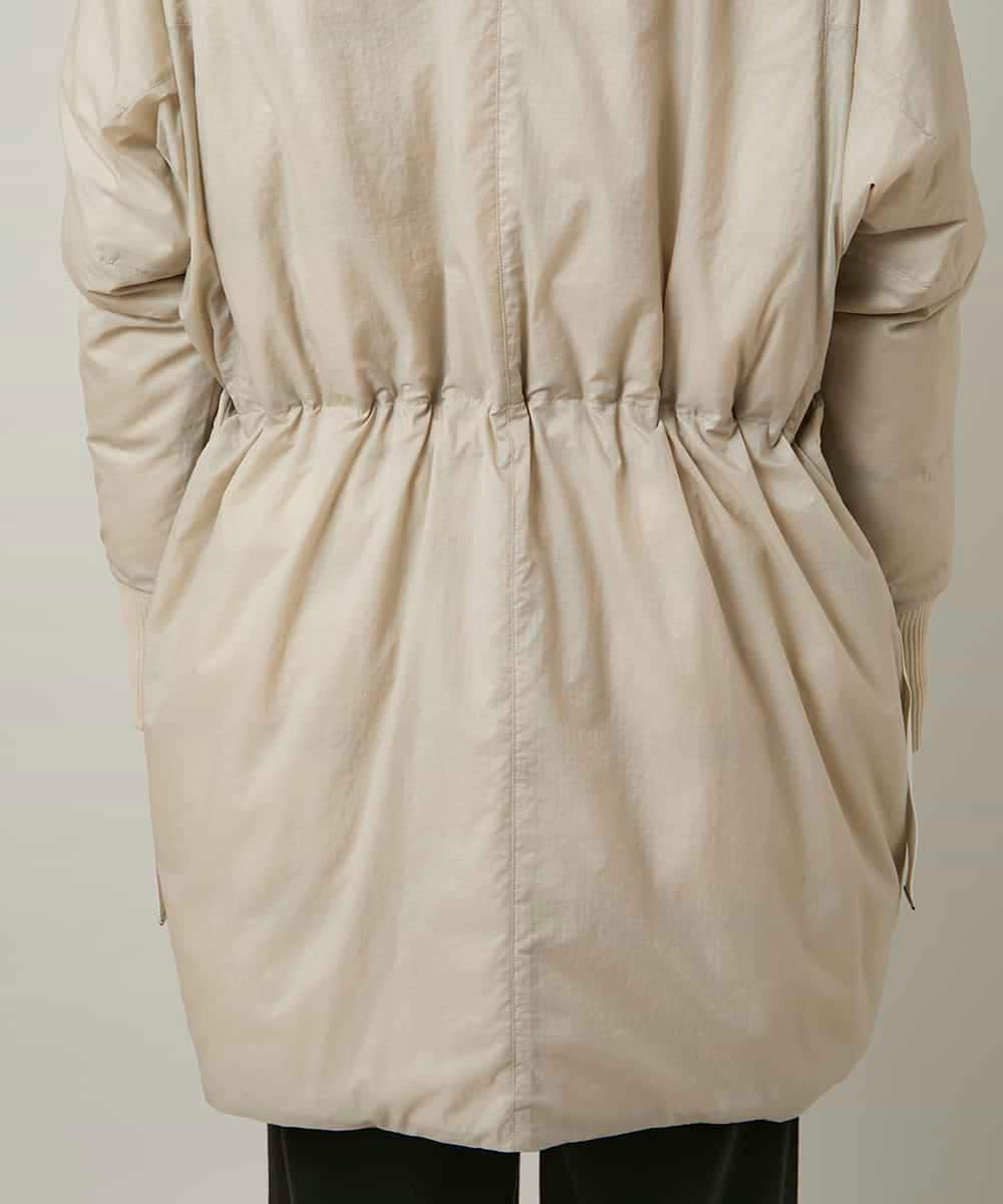 RSUCD01860 TRUNK HIROKO KOSHINO(ヒロココシノ) 【2WAY】インバーテッドデザインコート ベージュ