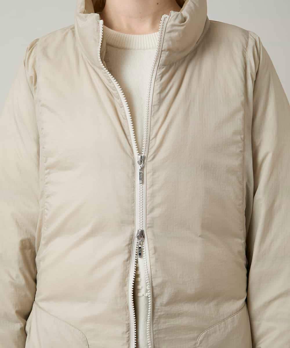 RSUCD01860 TRUNK HIROKO KOSHINO(ヒロココシノ) 【2WAY】インバーテッドデザインコート ベージュ