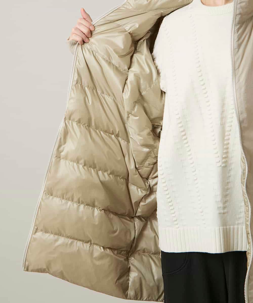 RSUCD01860 TRUNK HIROKO KOSHINO(ヒロココシノ) 【2WAY】インバーテッドデザインコート ベージュ