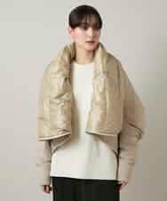 RSUCD01860 TRUNK HIROKO KOSHINO(ヒロココシノ) 【2WAY】インバーテッドデザインコート ベージュ