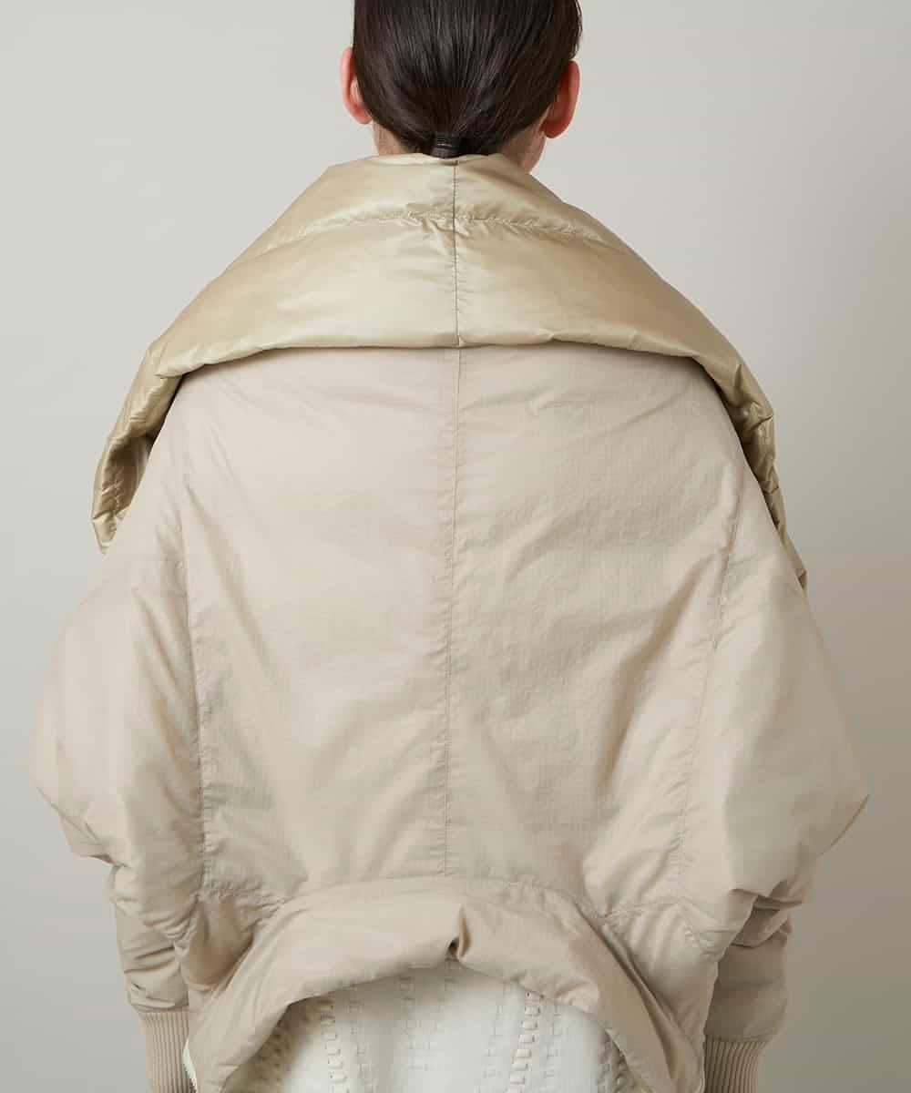 RSUCD01860 TRUNK HIROKO KOSHINO(ヒロココシノ) 【2WAY】インバーテッドデザインコート ベージュ