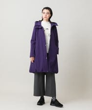 RSUCG01790 TRUNK HIROKO KOSHINO(ヒロココシノ) 【先行予約】フリーモーションタフタ中綿入りコート パープル