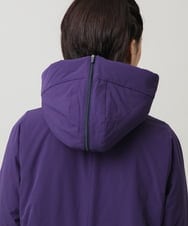 RSUCG01790 TRUNK HIROKO KOSHINO(ヒロココシノ) 【先行予約】フリーモーションタフタ中綿入りコート パープル