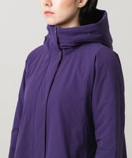 RSUCG01790 TRUNK HIROKO KOSHINO(ヒロココシノ) 【先行予約】フリーモーションタフタ中綿入りコート パープル