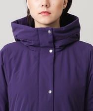RSUCG01790 TRUNK HIROKO KOSHINO(ヒロココシノ) 【先行予約】フリーモーションタフタ中綿入りコート パープル