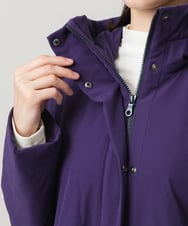 RSUCG01790 TRUNK HIROKO KOSHINO(ヒロココシノ) 【先行予約】フリーモーションタフタ中綿入りコート パープル