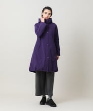 RSUCG01790 TRUNK HIROKO KOSHINO(ヒロココシノ) 【先行予約】フリーモーションタフタ中綿入りコート パープル