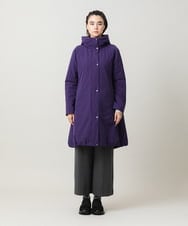 RSUCG01790 TRUNK HIROKO KOSHINO(ヒロココシノ) 【先行予約】フリーモーションタフタ中綿入りコート パープル