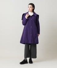 RSUCG01790 TRUNK HIROKO KOSHINO(ヒロココシノ) 【先行予約】フリーモーションタフタ中綿入りコート パープル