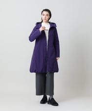 RSUCG01790 TRUNK HIROKO KOSHINO(ヒロココシノ) 【先行予約】フリーモーションタフタ中綿入りコート パープル