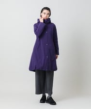 RSUCG01790 TRUNK HIROKO KOSHINO(ヒロココシノ) 【先行予約】フリーモーションタフタ中綿入りコート パープル