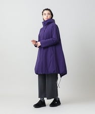 RSUCG01790 TRUNK HIROKO KOSHINO(ヒロココシノ) 【先行予約】フリーモーションタフタ中綿入りコート パープル