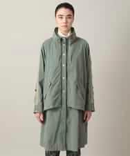 RSUED01860 TRUNK HIROKO KOSHINO(ヒロココシノ) ベスト×ジャケット3WAYデザインコート カーキ